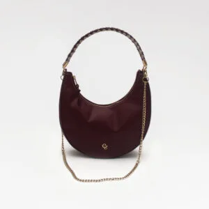 Bolso Isabella Croissant Burgundy
